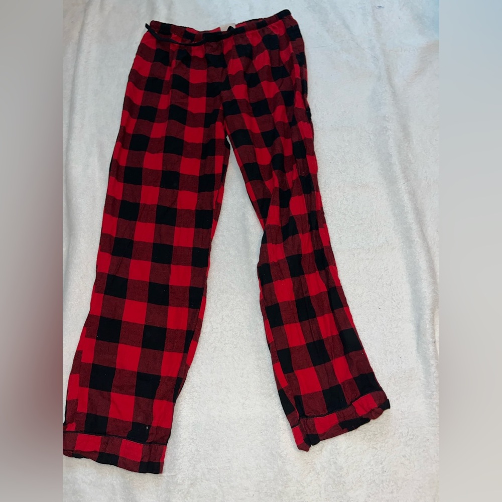 Red and Black flannel pj pants